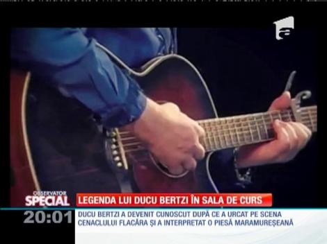 Special! Legenda lui Ducu Bertzi în sala de curs