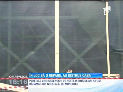 Dorel a comis-o din nou! A dărâmat o casă încercând să-i schimbe ferestrele