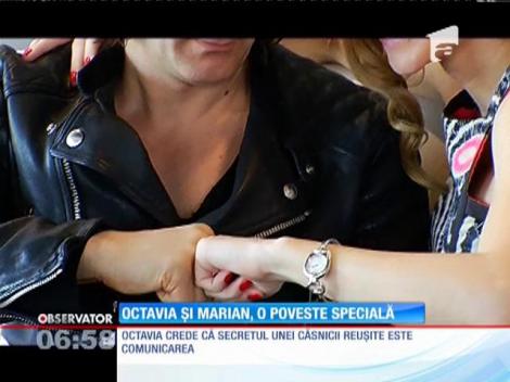 Octavia Geamănu şi Marian Ionescu, primul interviu în calitate de soţ si soţie