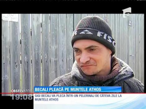 Gheorghe Becali pleacă pe Muntele Athos