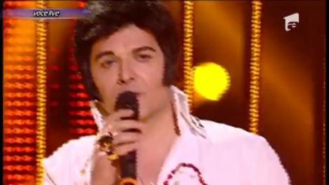 Liviu Vârciu se transformă în Elvis Presley - "Suspicious minds"