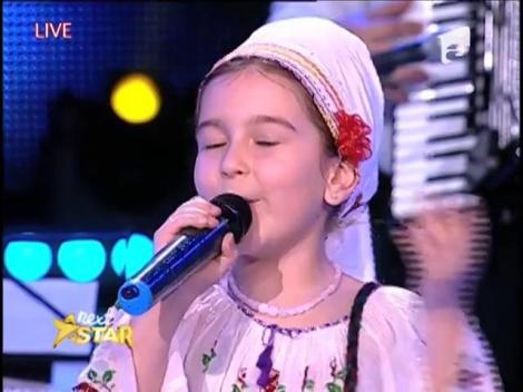 Ariana Moiescu a interpretat o melodie din muzica populară, la Next Star!