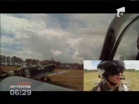 Prinţul Harry, momente pline de adrenalină la bordul unui avion Spitfire!
