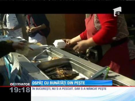 Ospăţ cu bunătăţi din peşte