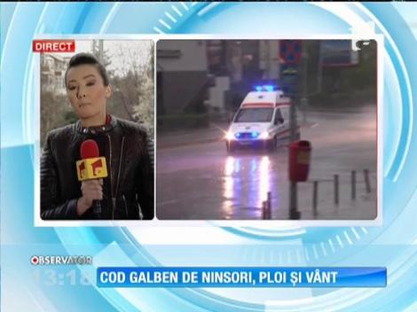 Cod galben de ninsori, ploi şi vânt