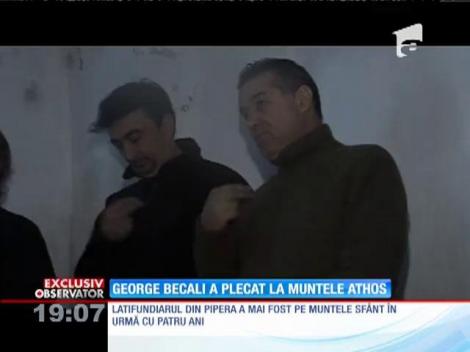 Update / Gigi Becali a plecat pe Muntele Athos
