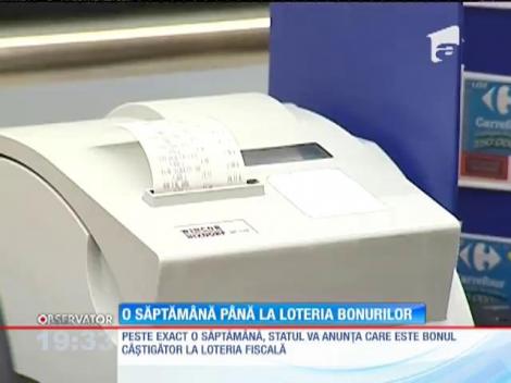 O săptămână până la Loteria bonurilor