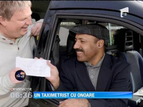 Un taximetrist a înapoiat un diplomat cu 10000 de lire