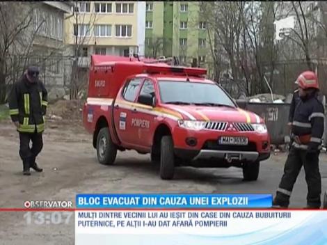 O explozie a evacuat un bloc întreg, în Sibiu!