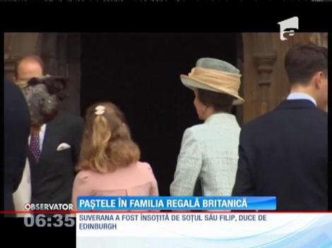 Familia Regală a Marii Britanii a serbat Paştele la o capelă de la Palatul Windsor