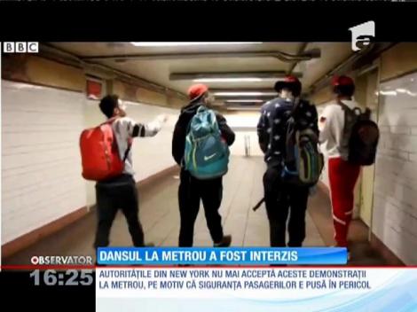 Dansul la metroul din New York a fost interzis