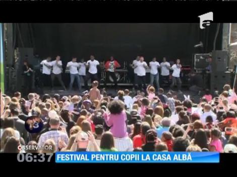 Festival pentru copii la Casa Albă