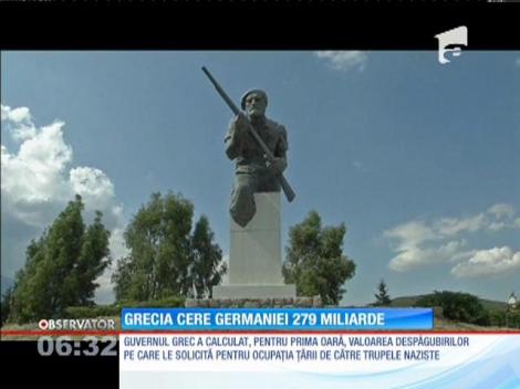 Grecia cere Germaniei 279 miliarde de euro