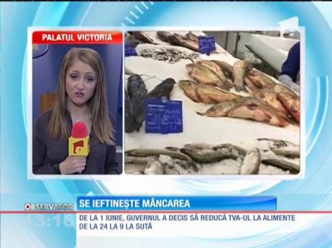 De la 1 iunie, Guvernul a decis să reducă TVA-ul la alimente