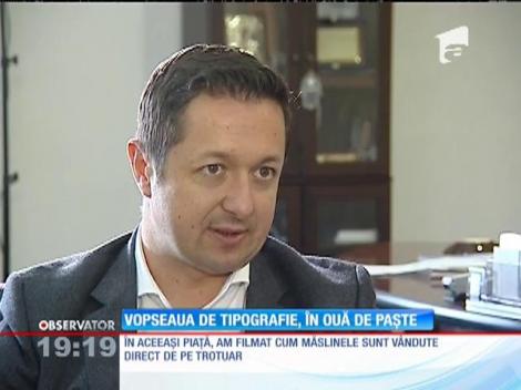 Vopseaua de tipografie, în ouă de Paște