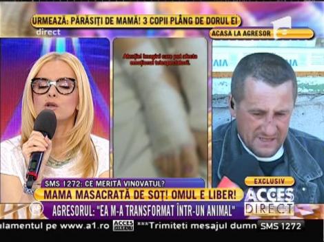 Concubinul bătăuș: ”Ea m-a transformat într-un animal”