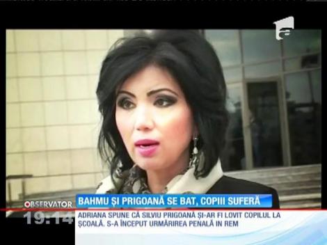Adriana Bahmuţeanu şi Silviu Prigoană se bat, copiii suferă