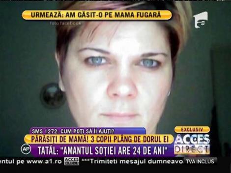 Părăsiți de mamă, 3 copii plâng de dorul ei!