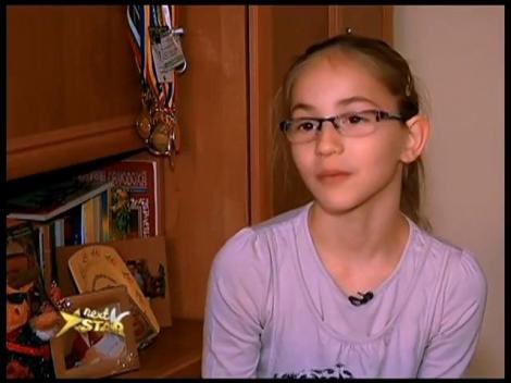 Miruna, micuţa gimnastă căreia i s-a cântat imnul României