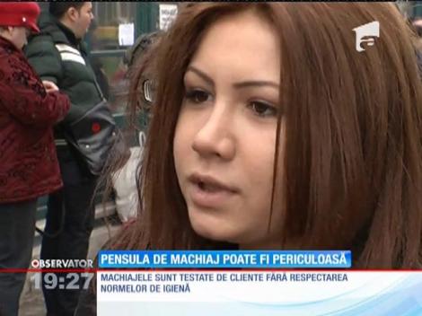 Pensula de machiaj poate fi periculoasă