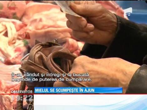 Dacă porcul se îngrasă în ajun, mielul se scumpeşte