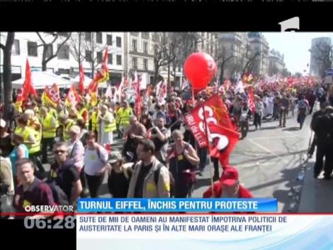 Paris: Protest faţă de măsurile de austeritate