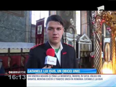 Catanele lui Isus, un obicei unic