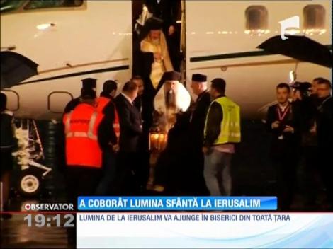 Lumina sfântă a coborât la Ierusalim