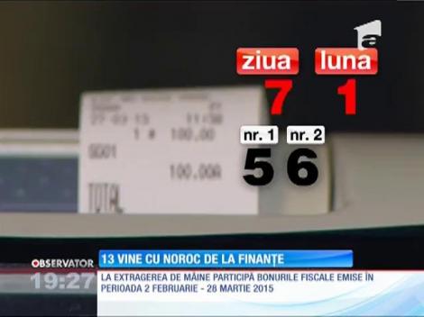 Ministerul de Finanţe pune la bătaie în a doua zi de Paşte un milion de lei la Loteria Bonurilor Fiscale