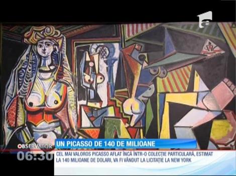 Tablou de Picasso de 140 milioane de dolari, scos la licitație