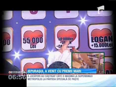 Iepurașul a venit cu premii mari la SuperBingo Metropolis