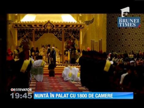 Nuntă cu 1.800 de camere în palatul sultanului din Brunei