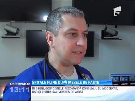 Spitale pline după mesele de Paște