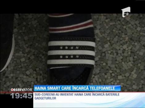 S-a inventat haina care îţi încarcă telefonul mobil şi tableta