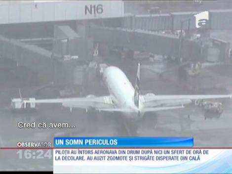 Un angajat al unui aeroport a adormit în cala unui avion