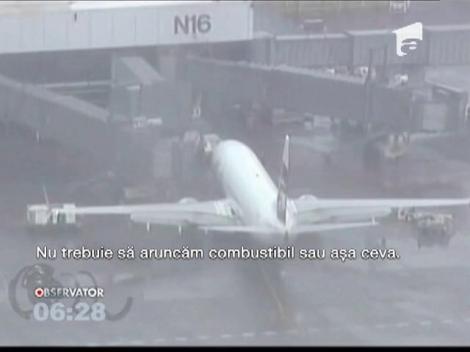 Aterizare de urgenţă, după ce un angajat al aeroportului adormise în cală