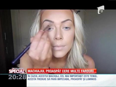 SPECIAL! Machiajul proaspăt cere multe farduri