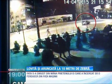 O fată a fost spulberată pe o trecere de pietoni de un tânăr kinetoterapeut din Iaşi