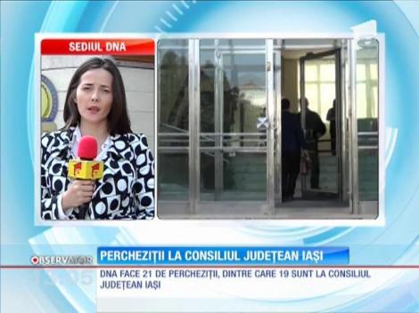 Percheziţii la Consiliul Judeţean Iaşi