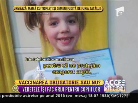 Vaccinarea copiilor pune pe gânduri vedetele autohtone!