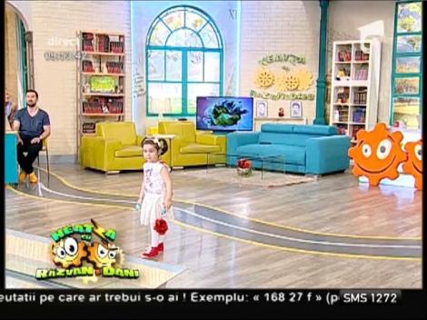 Fiica cea mare a lui Pepe, adorabilă la ”Neatza”