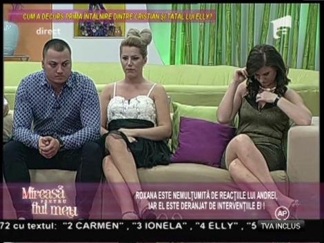 Reproșuri dure între Roxana și Andrei!