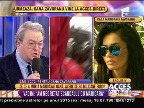 Mesajul lui Corneliu Vadim Tudor pentru Oana: "Scoate răutatea din inima ta!"