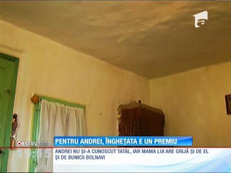 Pentru Andrei, îngheţată e un premiu