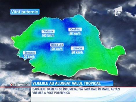 Se dă o luptă! Iarna îşi dispută România cu vara