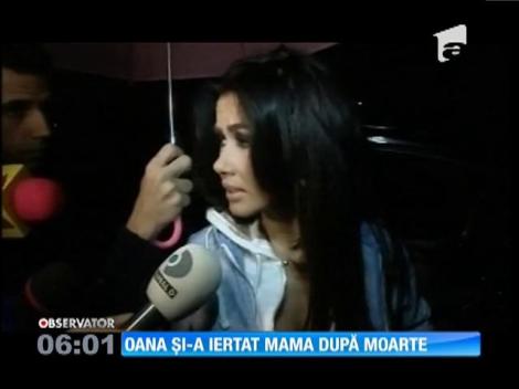 Oana îşi va îngropa mama astăzi în propriul cimitir