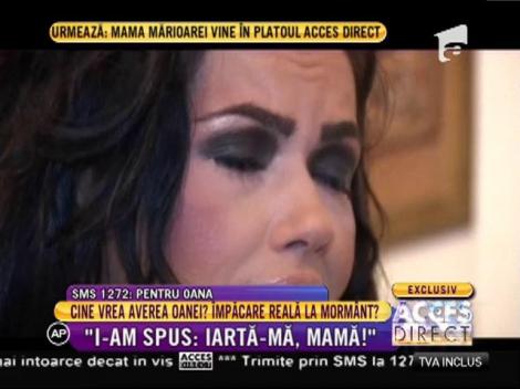 Oana Zăvoranu: "Am implorat-o pe mama să învie"