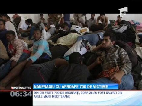 700 de imigranți au murit într-un naufragiu produs lângă insula Lampedusa