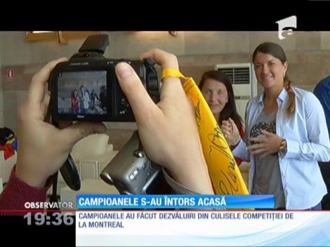 Campioanele s-au întors acasă