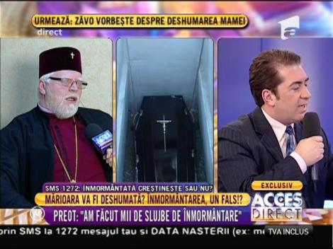 Preotul Gherasim Bratu: "Am făcut mii de slujbe de înmormântare"